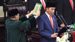Momen Jokowi-Ma'ruf Amin Ucap Sumpah Jabatan sebagai Presiden dan Wakil Presiden