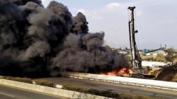 1 Tewas dalam Kebakaran Pipa Minyak Pertamina di Cimahi, Korban Pekerja asal Tiongkok