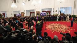 Foto-Foto Menteri Kabinet Indonesia Maju Ucap Sumpah Jabatan