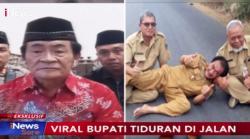 Video Viral Bupati Banjarnegara Berfoto Tidur di Tengah Jalan