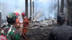 Kebakaran Gudang Mebel di Kediri, Api Diduga dari Mesin Genset