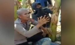 Video Viral Polisi Bersimpuh Mohon Massa Hentikan Penganiayaan terhadap Pria di Sulsel