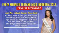 Wakil Indonesia di Ajang Miss World 2019, Ini Fakta Menarik Princess Megonondo