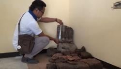 Roda Traktor Bengkok saat Bajak Sawah, Petani di Ponorogo Temukan Potongan Arca