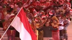 Video Atlet Indonesia Gunakan Pakaian Adat pada Pembukaan SEA Games 2019