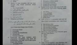 Naskah Ujian Madrasah Berisi Khilafah Beredar di Sidoarjo, Kemenag: Itu Sesuai Kurikulum