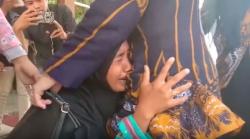 Pemerkosa Anaknya Masih Bebas, Seorang Ibu Menangis di Kejari Janeponto Minta Keadilan