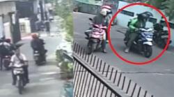 Rekaman CCTV Curanmor Berkedok Ojek Online di Cengkareng