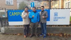 Tiga Dosen UNS Gelar Riset di Universitas Ghent, Belgia