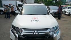 Mitsubishi Outlander PHEV Jadi Mobil Tanggap Darurat PMI di Area Bencana