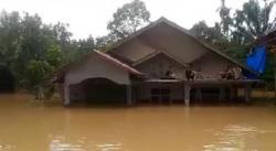 Banjir Terjang Kabupaten Tebo di Jambi, Jalan Menuju Dhamasraya Terputus