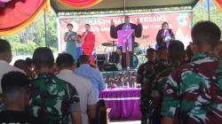 Satgas Pamtas dan Konsulat RI di Vanimo Gelar Natal Bersama di Perbatasan RI-PNG