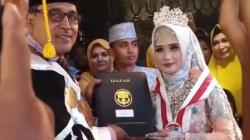Viral Wisuda Mahasiswi Unanda Palopo di Atas Pelaminan saat Pesta Pernikahan
