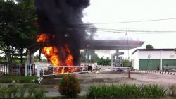 Kronologi SPBU di Kutai Barat Terbakar, Berawal Mobil Isi BBM Tidak Matikan Mesin