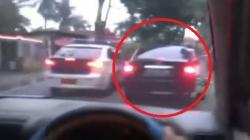 Detik-Detik Polisi di Jambi Kejar Pengendara Mobil Honda City saat Razia Narkoba