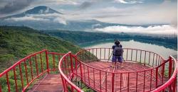 Terpikat Keindahan Telaga Menjer dari Bukit Cinta Wonosobo, Tersembunyi di Dieng<
