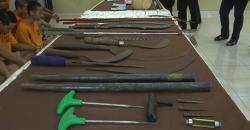 Polda Sumsel Dorong Warga Tak Bawa Senjata Tajam di Tempat Umum