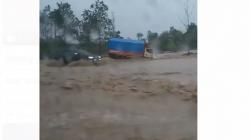 Banjir Tol Cipali KM 136 Surut, Arus Lalu Lintas Kembali Lancar