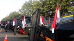 Kendaraan Taktis dan Anjing Pelacak Disiagakan di Sekitar Mako Brimob