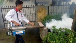 Cegah Penyakit DBD, DPW Partai Perindo Banten Fogging Perumahan Cikande Serang<