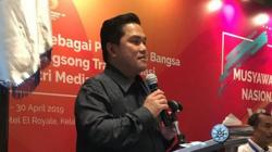 Erick Thohir Terpilih Jadi Ketua Umum PRSSNI Pusat 2019-2023