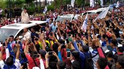 Di Depan Ribuan Buruh, Prabowo: Saudara Tulang Punggung Ekonomi Bangsa