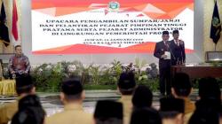 Lantik Pejabat Eselon II dan III, Gubernur Edy: Tugas Kalian Mulia untuk Rakyat Sumut