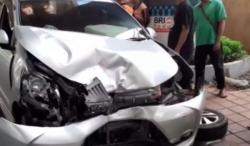 Detik-Detik Kecelakaan Beruntun di Jalan Antasari, 4 Mobil dan 1 Motor Ringsek