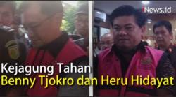 Detik-Detik Kejagung Tahan Benny Tjokro dan Heru Hidayat usai Ditetapkan Tersangka Kasus Jiwasraya