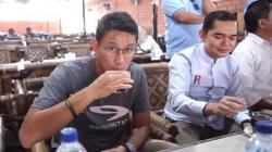 Kunjungi Medan, Sandiaga Uno Wisata Kuliner dari Kopi hingga Daun Ubi Tumbuk<