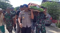 Danramil dan Komandan Batalion C Angkat Jenazah Supriadi Ibrahim, Wartawan Koran Sindo<