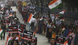 Ribuan Umat Kristiani India Berunjuk Rasa Menentang UU Anti-Muslim