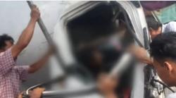 Detik-Detik Evakuasi Sopir Truk Terjepit Kabin akibat Menabrak Bus di Cirebon