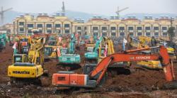  China Bangun Rumah Sakit hanya 10 Hari untuk Tampung 1.000 Korban Virus Korona<