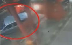 Video Rekaman CCTV Mobil Perampok Ditabrak Korbannya di Pintu Tol Balaraja