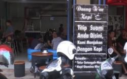 Video Warung Kopi Unik di Maros sebagai Tempat Penitipan Suami