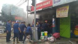 Kebakaran Ruko di Jalan Sekip Medan, 3 Orang Luka Bakar Terjebak Kobaran Api