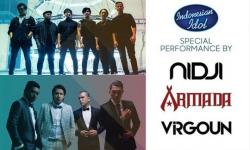 Armada, Nidji dan Virgoun Meriahkan Panggung Spektakuler Show Top 4 Indonesian Idol 