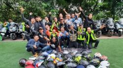 Hari Jadi Ke-1, Komunitas Honda Forza Kampanyekan Keselamatan Lalu Lintas