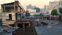 Jalan Sultan Agung Ambles, Bupati Jember Tetapkan Status Tanggap Darurat Bencana