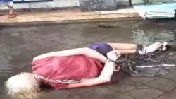 Bule Ngamuk di Ubud Bali Dibawa ke Rumah Sakit Jiwa