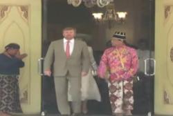 Video Raja dan Ratu Belanda Bertemu Sri Sultan HB X di Keraton Yogyakarta