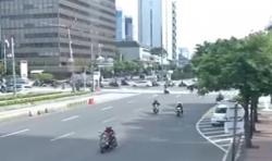 Begini Suasana Hari Pertama Diberlakukanya Tanggap Darurat di Jakarta