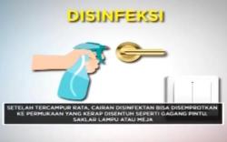 Video Cara Mudah Membuat Disinfektan dan Hand Sanitizer di Rumah Standar WHO