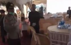 Video Polisi Bubarkan Resepsi Pernikahan di Serang Cegah Penularan Corona
