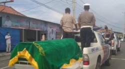 Unik, Polres Bangka Selatan Bawa Keranda Keliling Kota Sosialisasi Bahaya Corona