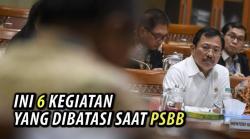 Video 6 Kegiatan yang Dibatasi saat PSBB
