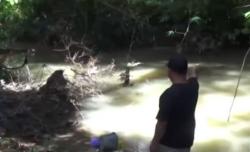 Detik-Detik Ibu Rumah Tangga di Lampung Diterkam Buaya saat Mencuci Pakaian