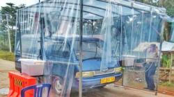 Mau Masuk Wilayah PALI? Lewati Dulu Bilik Sterilisasi Mobil Ini