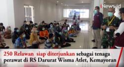 250 Relawan Diterjunkan sebagai Tenaga Perawat di RS Darurat Wisma Atlet
